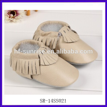 SR-14SS021 neue lederne Entwerferbabyschuhe neugeborene lustige Babyschuhe arbeiten flache Babyschuhe um